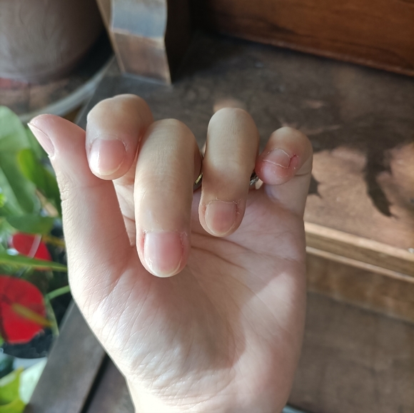 CUSTOM NAILS 10pcs set Size S Peach - Picture 3 of 4